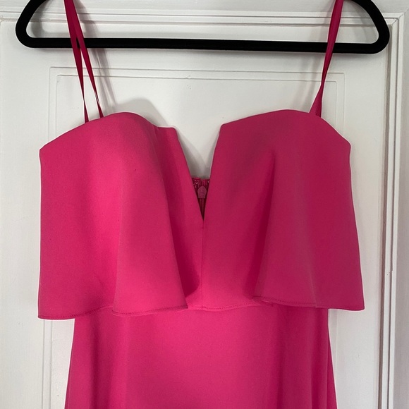 Pink BCBGMAXAZRIA Strapless Maxi Dress - Picture 5 of 15